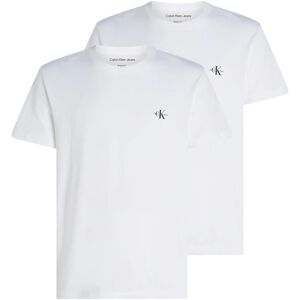 Calvin 2 Pack Monologo T-Shirt XL White XL Calvin 2 Pack Monologo T-Shirt XL White XL
