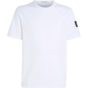 Calvin Badge Regular Tee S White S Calvin Badge Regular Tee S White S