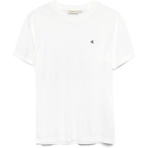 Calvin Ck Embro Badge Tee L White L Calvin Ck Embro Badge Tee L White L