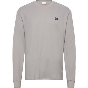 Calvin Ls Waffle Badge Crewnk Tee M Grey M Calvin Ls Waffle Badge Crewnk Tee M Grey M