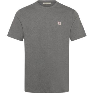 Calvin Ss Badge 30S Jersey Classic Tee M Grey M Calvin Ss Badge 30S Jersey Classic Tee M Grey M