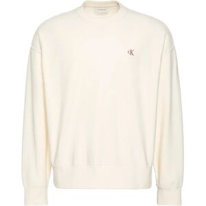 Calvin Premium Terry Monogram Cn Sweats S Cream S Calvin Premium Terry Monogram Cn Sweats S Cream S