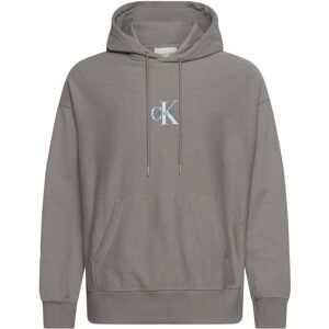 Calvin Premium Terry Micro Monologo Hoo L Grey L Calvin Premium Terry Micro Monologo Hoo L Grey L