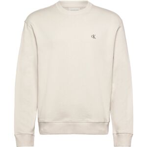 Calvin Ls Eu 350Terry Monogram Cn Swtsh XXL Cream XXL Calvin Ls Eu 350Terry Monogram Cn Swtsh XXL Cream XXL