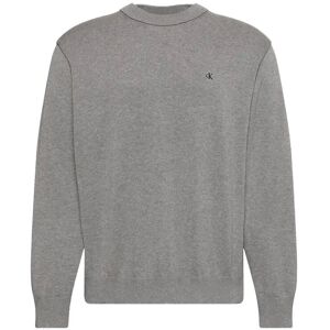 Calvin Ls Ez Cotton Crewnk Sweater 12Gg S Grey S Calvin Ls Ez Cotton Crewnk Sweater 12Gg S Grey S
