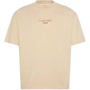 Calvin Ss 16S Rlxd Fit Ckj Graphic Tee XL Beige XL Calvin Ss 16S Rlxd Fit Ckj Graphic Tee XL Beige XL