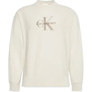 Calvin Ls Premium Terry Monologo Cn Swt XXL Cream XXL Calvin Ls Premium Terry Monologo Cn Swt XXL Cream XXL