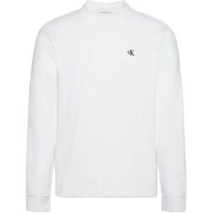 Calvin Ls Easy Monogram Tee XS White XS Calvin Ls Easy Monogram Tee XS White XS