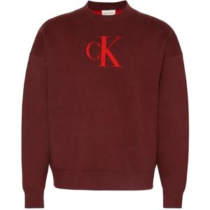 Calvin Ls Cttn Cashmere 3D Logo Crwnk S XL Red XL Calvin Ls Cttn Cashmere 3D Logo Crwnk S XL Red XL