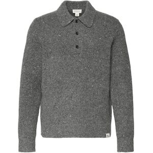 Calvin Ls Nep Yarn Polo Sweater 3Gg M Grey M Calvin Ls Nep Yarn Polo Sweater 3Gg M Grey M