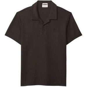 Calvin Ss Easy Micro Waffle Camp Polo S Brown S Calvin Ss Easy Micro Waffle Camp Polo S Brown S