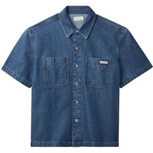 Calvin Beckford Blue Short Sleeve Shirt M Blue M Calvin Beckford Blue Short Sleeve Shirt M Blue M