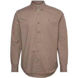 Calvin Ls Solid Oxford Classic Shirt S Beige S Calvin Ls Solid Oxford Classic Shirt S Beige S
