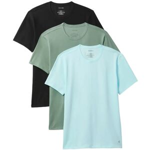 Calvin S/S Crew Neck 3Pk S Green S Calvin S/S Crew Neck 3Pk S Green S