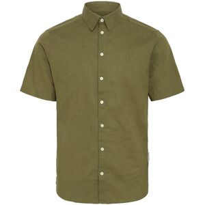 Casual Friday Cfaksel Ss Linen Mix Shirt L Khaki L Casual Friday Cfaksel Ss Linen Mix Shirt L Khaki L