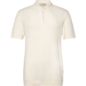Casual Friday Cfkarl Structured Knit Polo XXL Cream XXL Casual Friday Cfkarl Structured Knit Polo XXL Cream XXL