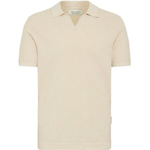 Casual Friday Cfmateo Ss Structured Polo Kni M Beige M Casual Friday Cfmateo Ss Structured Polo Kni M Beige M