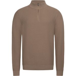 Casual Friday Cfvisti 0225 Structured Halfzip Kni M Beige M Casual Friday Cfvisti 0225 Structured Halfzip Kni M Beige M