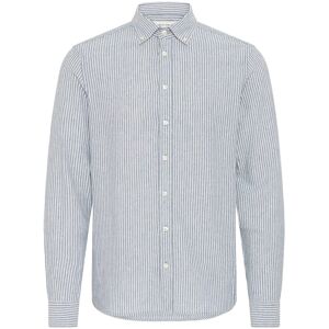Casual Friday Cfhanes Linen Mix Ls Shirt M Blue M Casual Friday Cfhanes Linen Mix Ls Shirt M Blue M