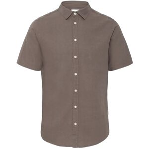 Casual Friday Cfhanes Ss Linen Mix Shirt S Brown S Casual Friday Cfhanes Ss Linen Mix Shirt S Brown S