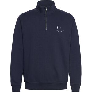 Clean Cut Copenhagen Patrick Half-Zip Sweatshirt M Navy M Clean Cut Copenhagen Patrick Half-Zip Sweatshirt M Navy M