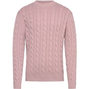 Clean Cut Copenhagen August Cable Knitted Jumper XL Pink XL Clean Cut Copenhagen August Cable Knitted Jumper XL Pink XL