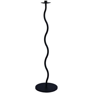 Cooee Design Curved Candleholder 85Cm H:85CM Black H:85CM Cooee Design Curved Candleholder 85Cm H:85CM Black H:85CM