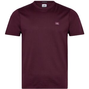 C.P. Company Logo Patch T-Shirt S Burgundy S C.P. Company Logo Patch T-Shirt S Burgundy S