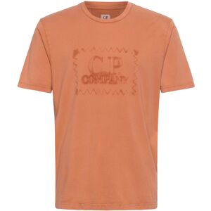 C.P. Company 24/1 Jersey Logo Label T-Shirt L Orange L C.P. Company 24/1 Jersey Logo Label T-Shirt L Orange L