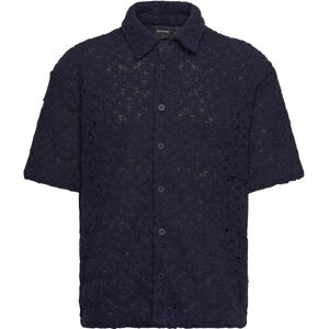 Daily Paper Lace Shield Ss Shirt L Navy L Daily Paper Lace Shield Ss Shirt L Navy L