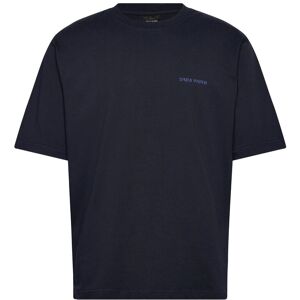 Daily Paper Candle Label Boxy Ss T-Shirt S Navy S Daily Paper Candle Label Boxy Ss T-Shirt S Navy S