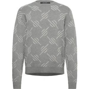 Daily Paper Tevin Monogram Knit Sweater XL Grey XL Daily Paper Tevin Monogram Knit Sweater XL Grey XL