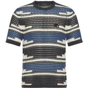 Daily Paper Kente Stripe Knit Shirt M Blue M Daily Paper Kente Stripe Knit Shirt M Blue M