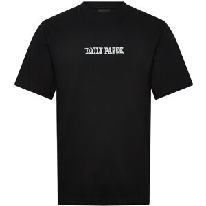 Daily Paper Oil Can Ss Tee S Black S Daily Paper Oil Can Ss Tee S Black S
