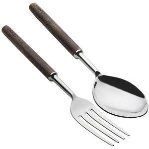 ERNST Fork And Spoon For Salad L:28CM Brown L:28CM ERNST Fork And Spoon For Salad L:28CM Brown L:28CM