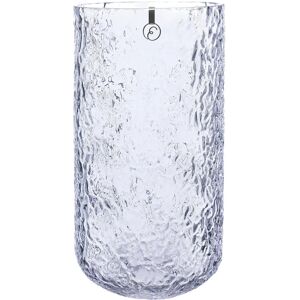ERNST Glassvase - Mønstret Glass - Transparent ERNST Glassvase - Mønstret Glass - Transparent