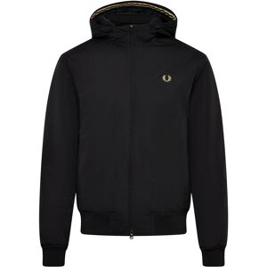 Fred Perry Hooded Brentham Jacket M Black M Fred Perry Hooded Brentham Jacket M Black M