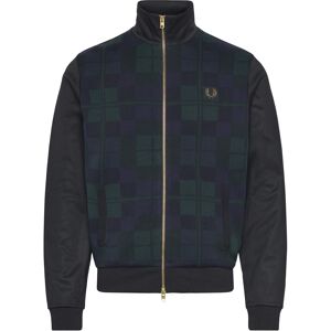Fred Perry Knitted Front Track Jacket S Patterned S Fred Perry Knitted Front Track Jacket S Patterned S