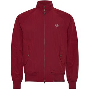 Fred Perry Crinkle Harrington Jkt M Burgundy M Fred Perry Crinkle Harrington Jkt M Burgundy M