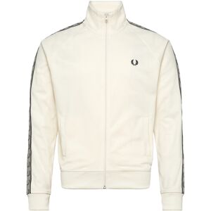 Fred Perry Contrast Tape Track Jkt M Cream M Fred Perry Contrast Tape Track Jkt M Cream M