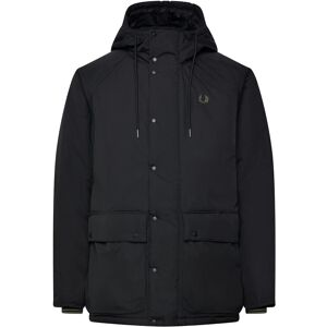 Fred Perry Padded Zip Through Jkt S Black S Fred Perry Padded Zip Through Jkt S Black S