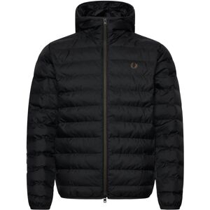 Fred Perry Hooded Insulated Jkt S Black S Fred Perry Hooded Insulated Jkt S Black S