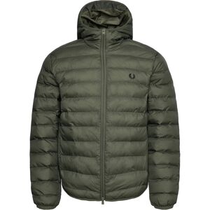Fred Perry Hooded Insulated Jkt S Khaki S Fred Perry Hooded Insulated Jkt S Khaki S