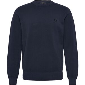 Fred Perry Pique Stitch Jumper S Navy S Fred Perry Pique Stitch Jumper S Navy S