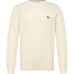 Fred Perry Pique Stitch Jumper S Cream S Fred Perry Pique Stitch Jumper S Cream S