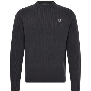 Fred Perry Lambswool Raglan Jmpr L Grey L Fred Perry Lambswool Raglan Jmpr L Grey L