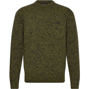 Fred Perry Twisted Marl Jumper S Green S Fred Perry Twisted Marl Jumper S Green S