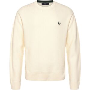 Fred Perry Textured Jumper XXL Cream XXL Fred Perry Textured Jumper XXL Cream XXL