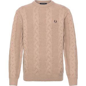 Fred Perry Chunky Cable Knit Jmpr M Beige M Fred Perry Chunky Cable Knit Jmpr M Beige M