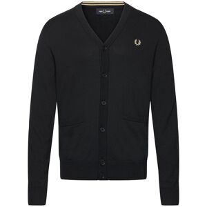 Fred Perry Classic Cardigan S Black S Fred Perry Classic Cardigan S Black S